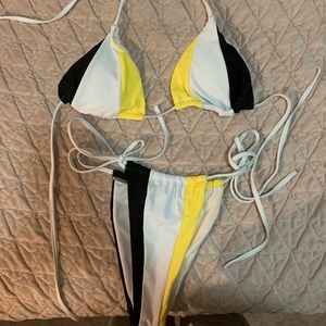 Striped Cheeky Bikini